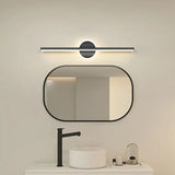 Design wandlamp goud rond badkamer