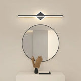 Design wandlamp goud rond badkamer