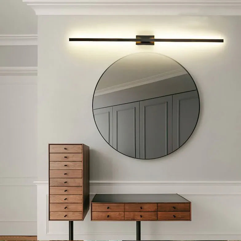 Wandlamp zwart langwerpig led verlichting