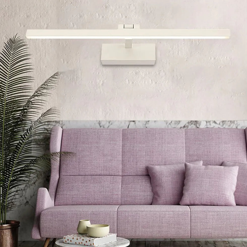 Spiegellamp zwart modern verstelbare verlichting