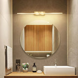 Led spiegelverlichting goudkleurige langwerpige wandlamp