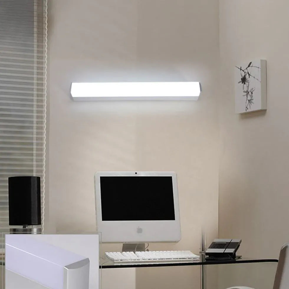 Led wandlampen wit eenvoudig badkamer
