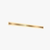 Spiegelverlichting led in gouden kleur rechthoekige wandlamp