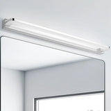 Wandlampen led binnen zilver lang recht