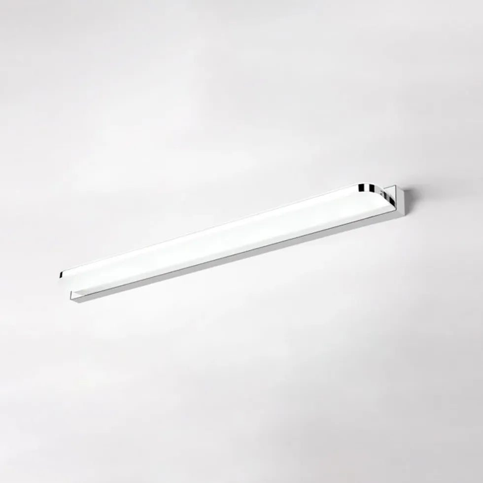 Wand LED lamp voor badkamer in zwart roestvrijstaal