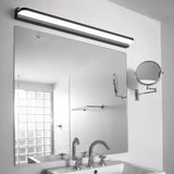 Wand LED lamp voor badkamer in zwart roestvrijstaal