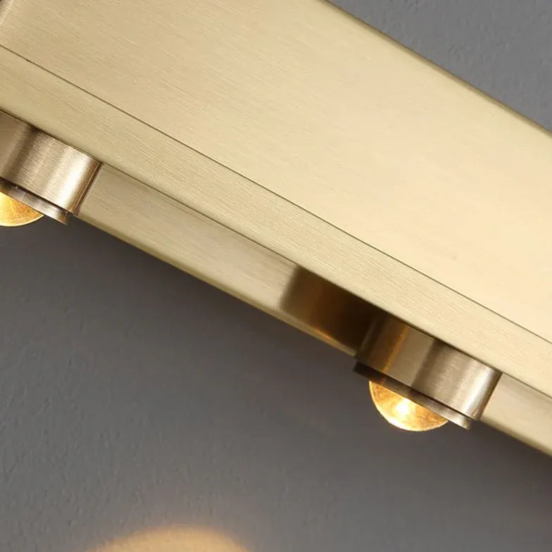 Wandlampje goud led voor slaapkamer