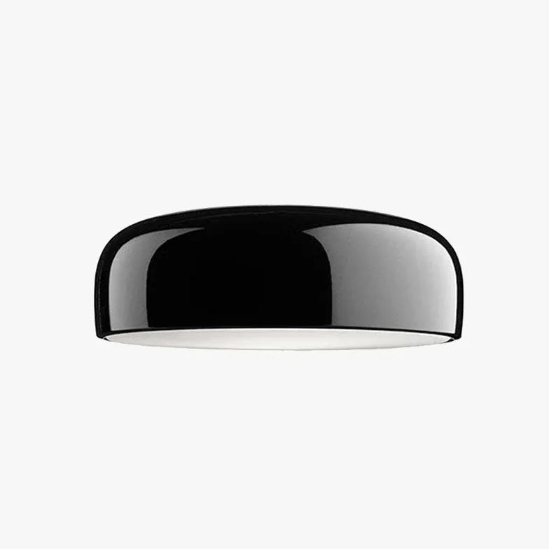 Design plafondlampen woonkamer witte ronde schijf