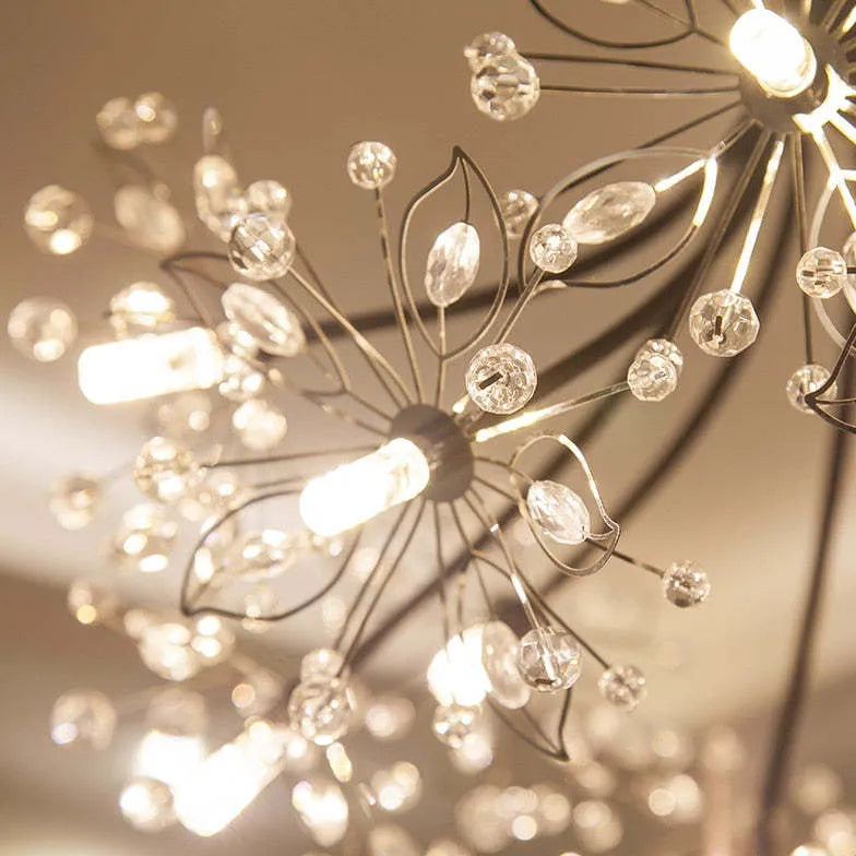 Hanglamp goud bloemvormige warme verlichting