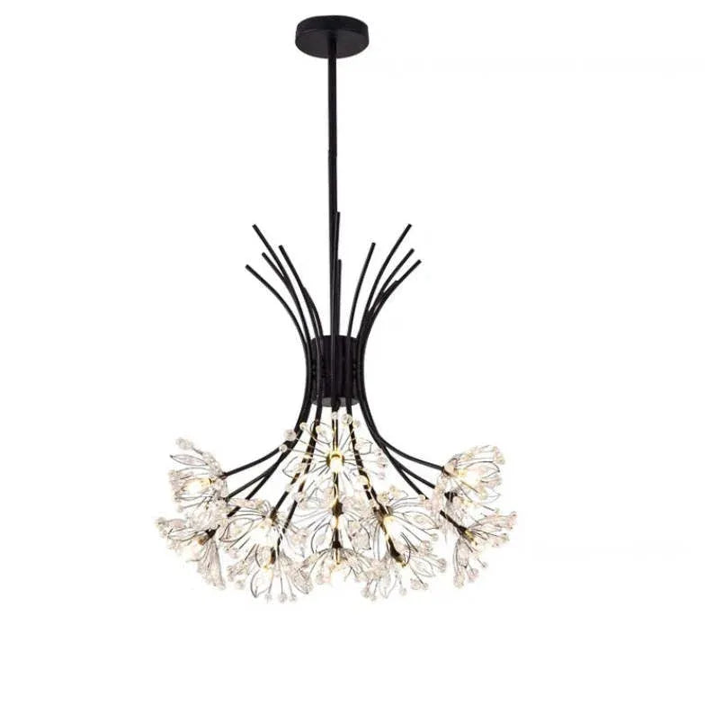 Hanglamp goud bloemvormige warme verlichting