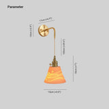 Muurlampen slaapkamer met retro keramiek en gouden