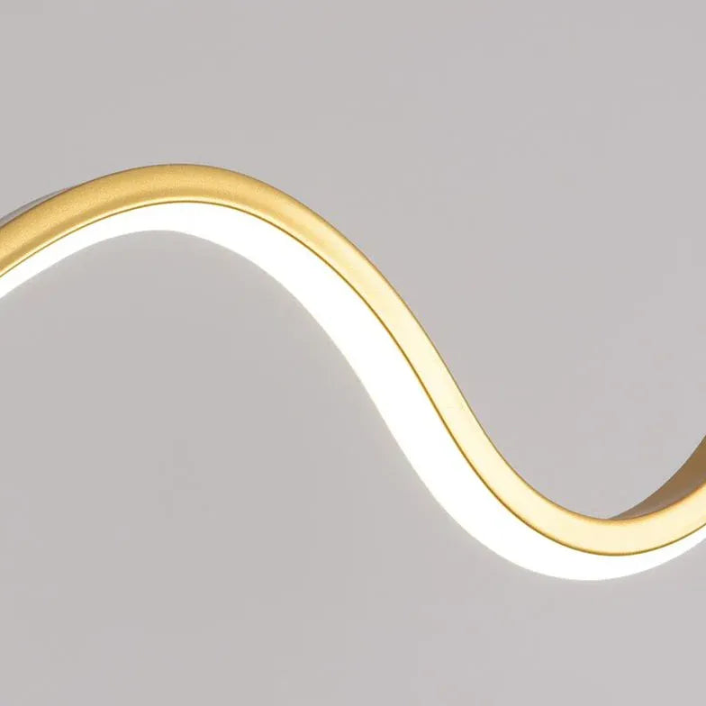 Led hanglamp met zwarte berg en maan design