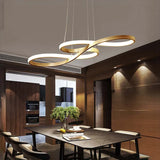 Moderne hanglamp goud voor eetkamer