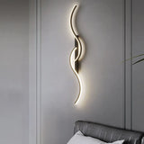Wandlamp zwart slaapkamer met slank