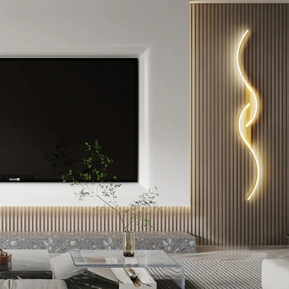 Wandlamp zwart slaapkamer met slank