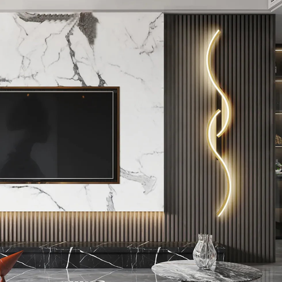 Wandlamp zwart slaapkamer met slank