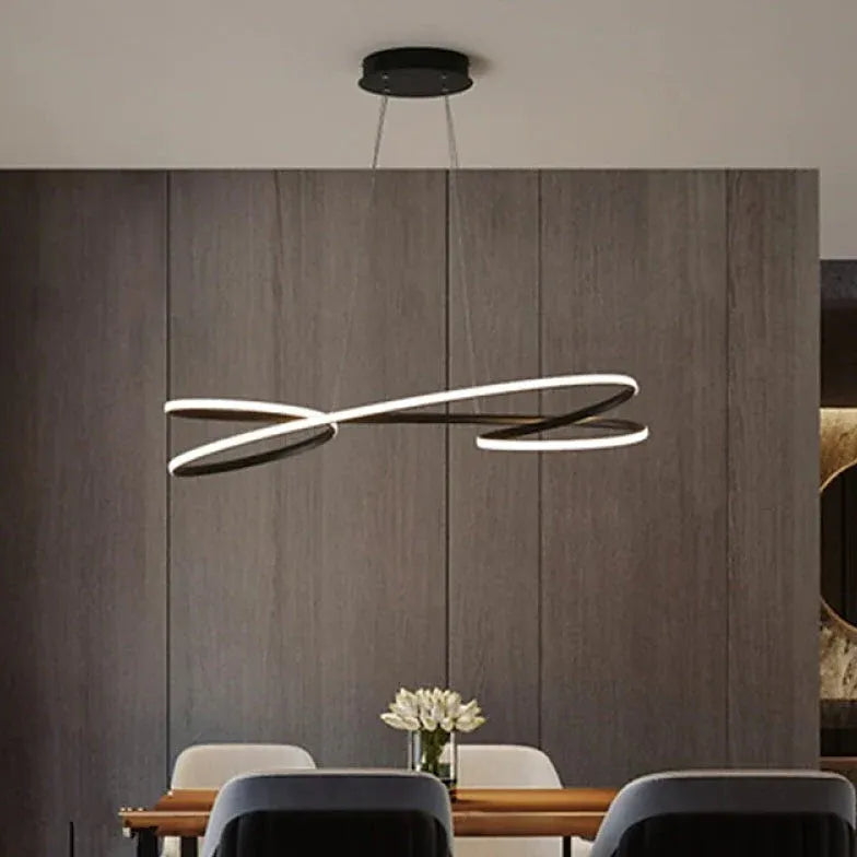 Hanglamp keuken zwart moderne met afstandsbediening