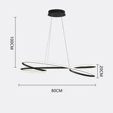 Hanglamp keuken zwart moderne met afstandsbediening