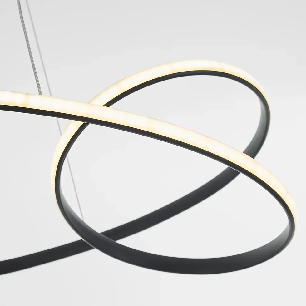 Hanglamp keuken zwart moderne met afstandsbediening