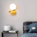 Bedlampje wand in zwarte spiraalvorm