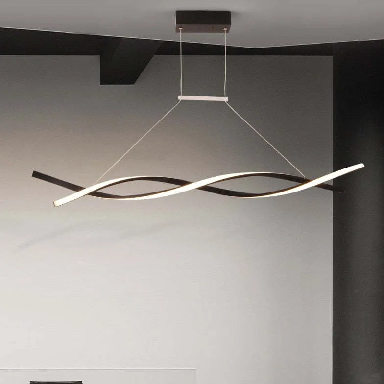 Design hanglamp keuken in grijs dubbelboog