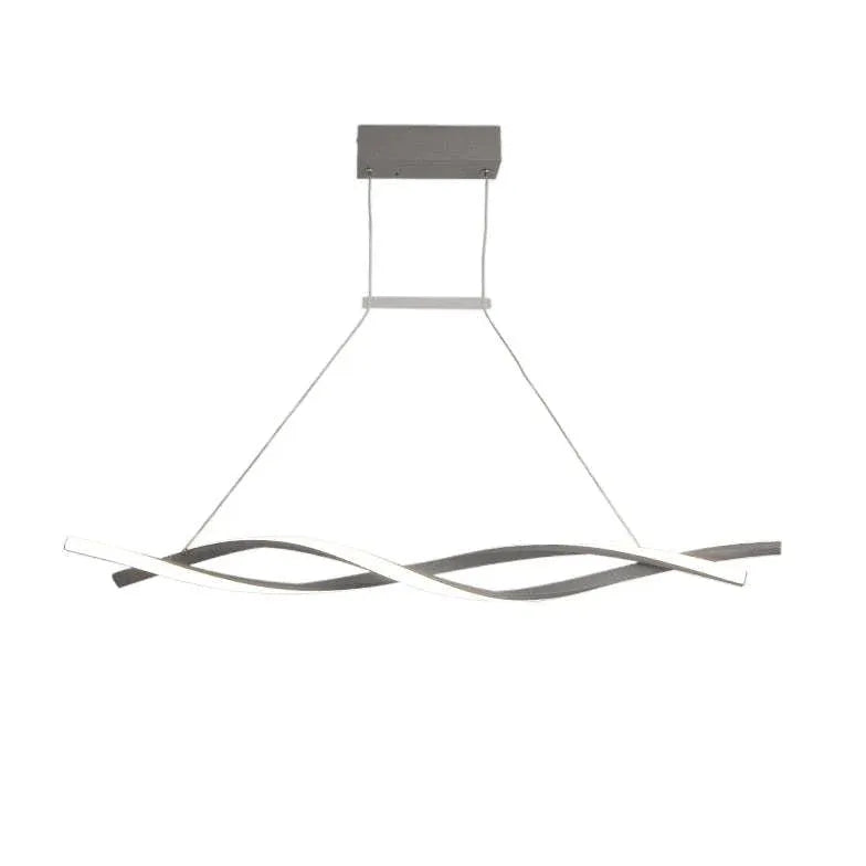 Design hanglamp keuken in grijs dubbelboog