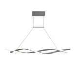 Design hanglamp keuken in grijs dubbelboog