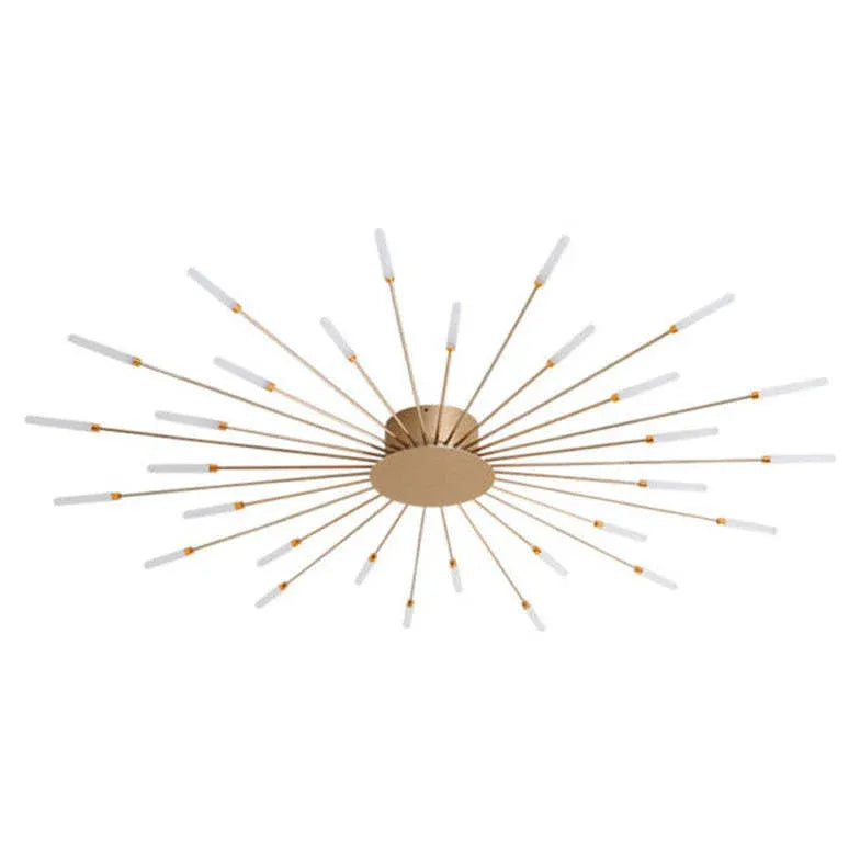 Huiskamer verlichting zwarte vuurwerk plafondlamp