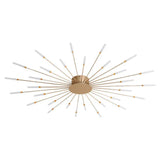 Huiskamer verlichting zwarte vuurwerk plafondlamp