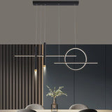 Led hanglamp met afstandsbediening zwart modern