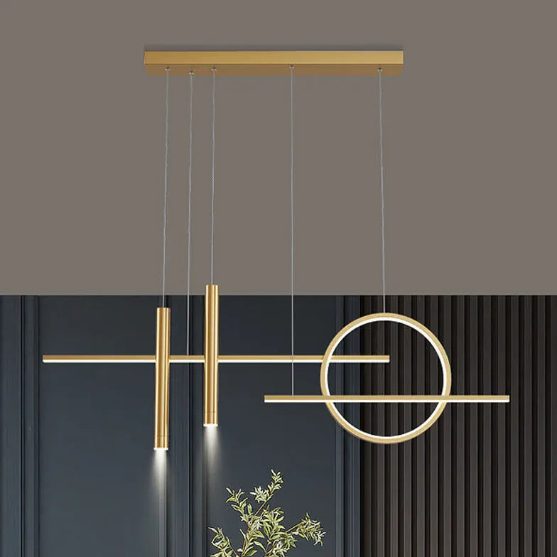 Led hanglamp met afstandsbediening zwart modern
