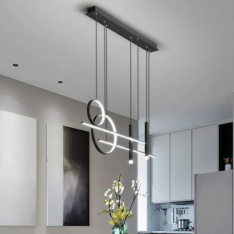 Keuken hanglamp zwart met dimfunctie