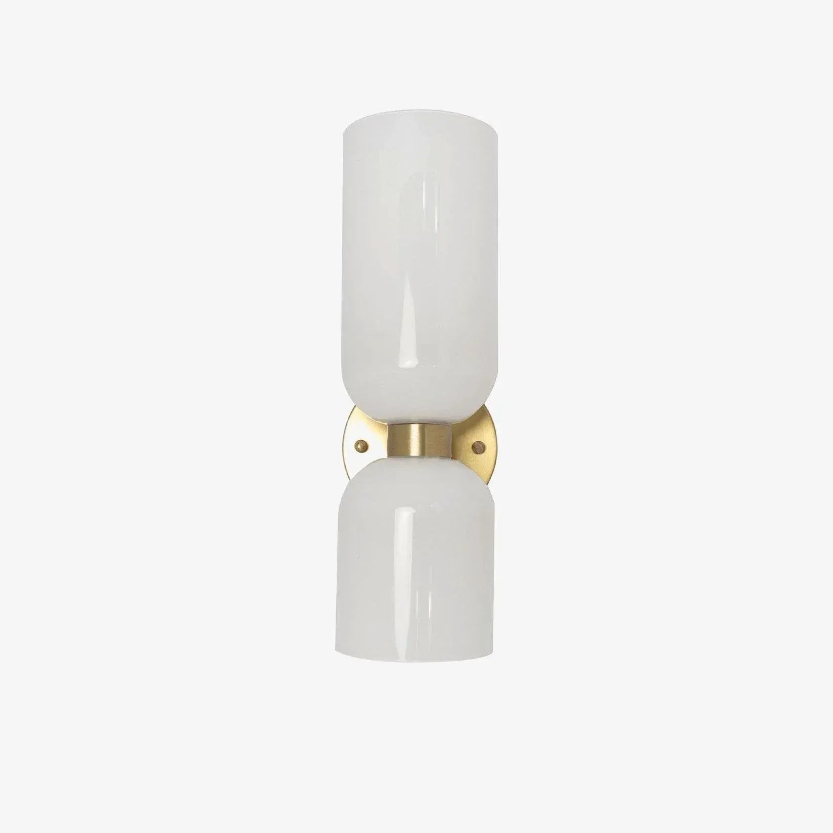 Wandlamp up down wit glas met led