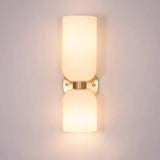Wandlamp up down wit glas met led