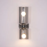 Wandlamp up down wit glas met led