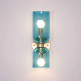 Wandlamp up down wit glas met led