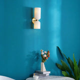 Wandlamp up down wit glas met led