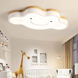 Led verlichting voor slaapkamer in wolkvorm plafondlamp