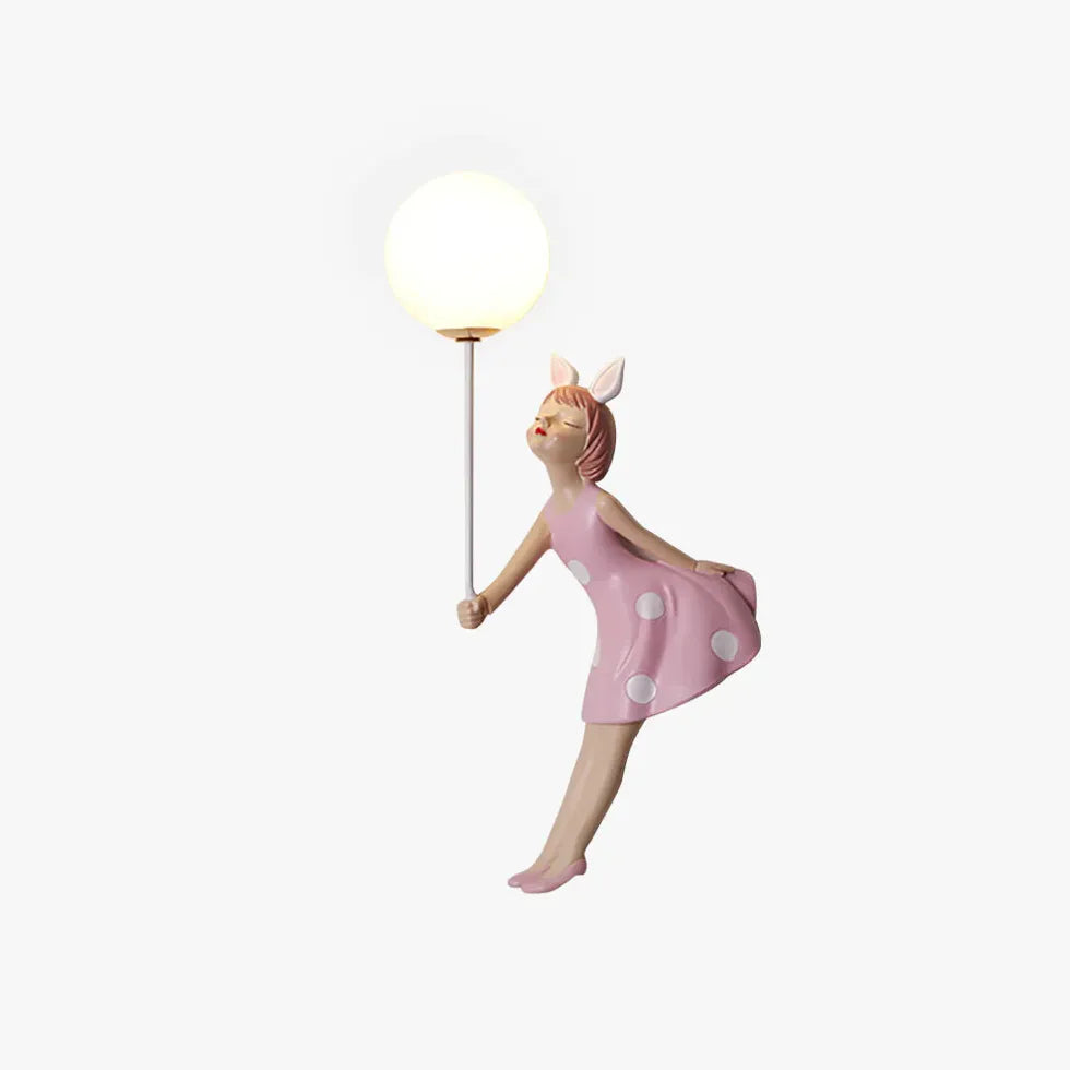 Wandlamp kinderen roze voor meisjeskamer