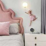 Wandlamp kinderen roze voor meisjeskamer