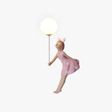 Wandlamp kinderen roze voor meisjeskamer