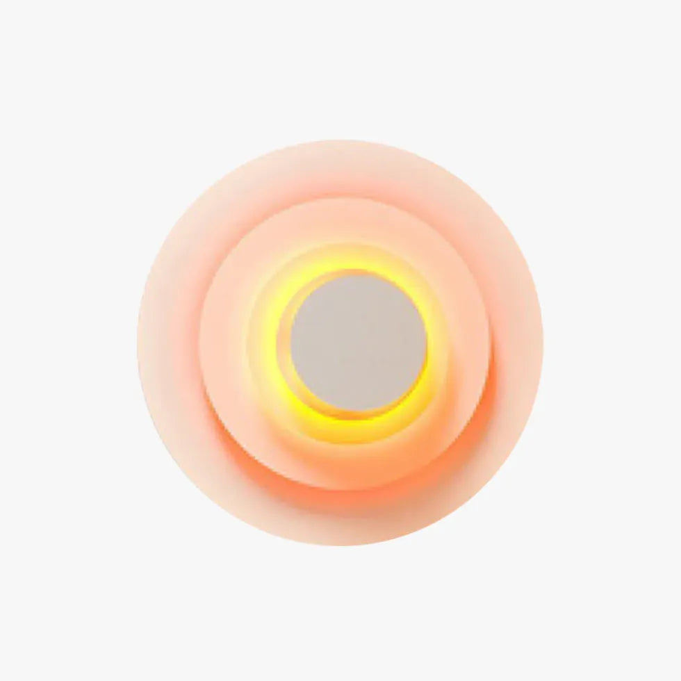 Design wandlampen woonkamer kleurrijke ronde verlichting