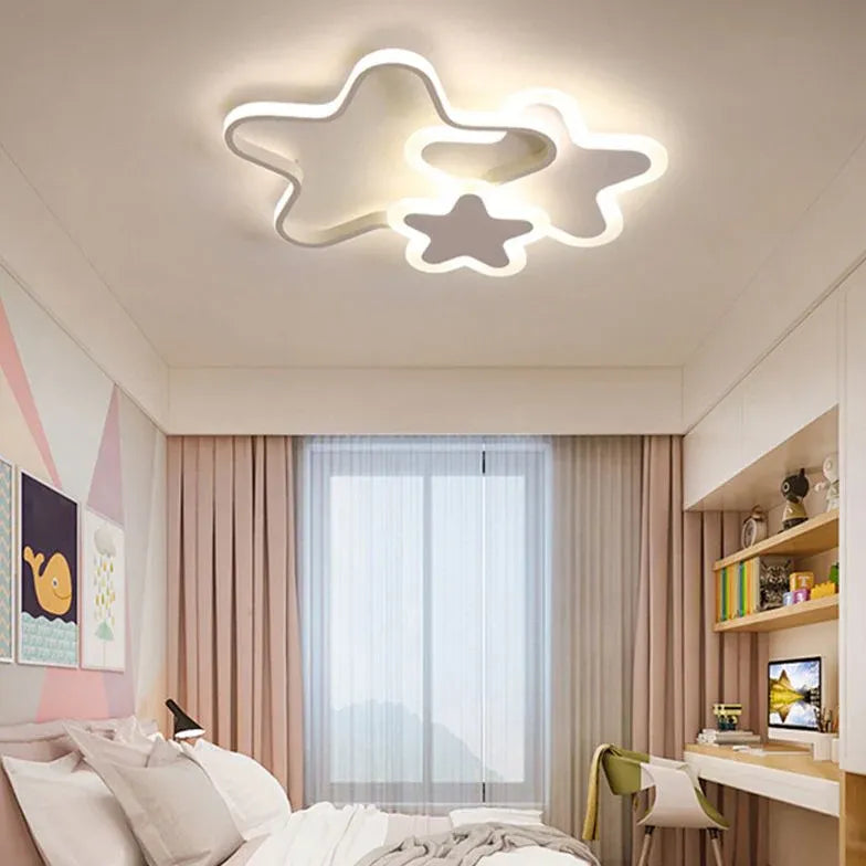 Slaapkamer sterrenvormige ventilator kinderplafondlamp