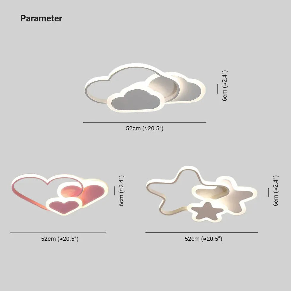 Slaapkamer sterrenvormige ventilator kinderplafondlamp