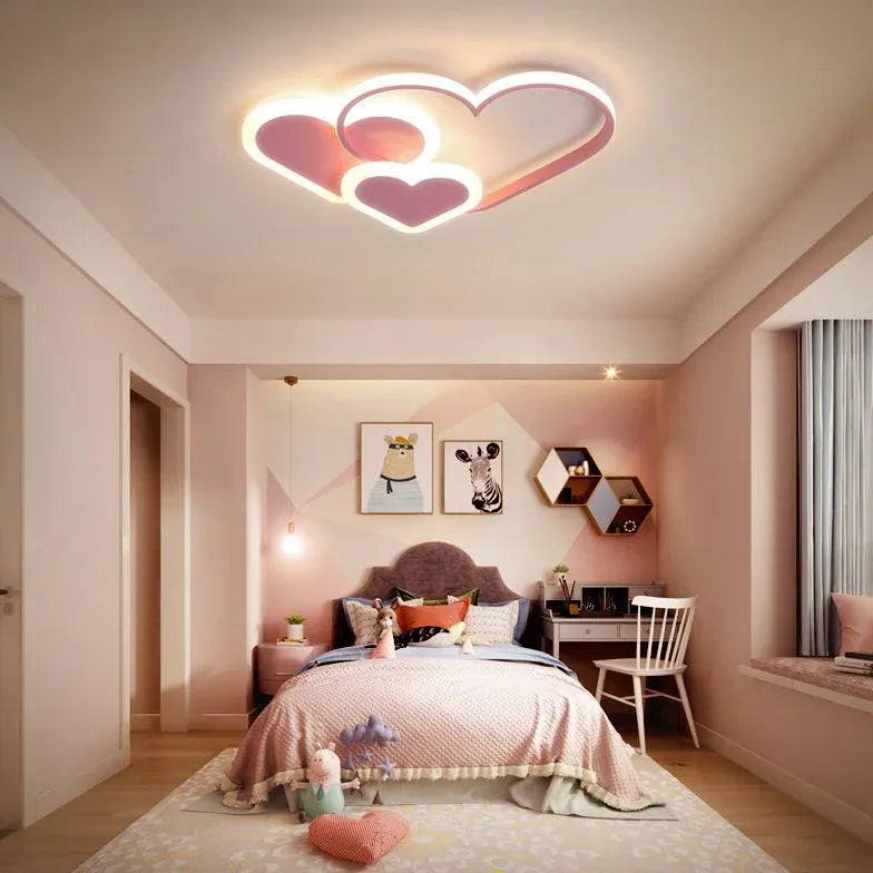 Slaapkamer sterrenvormige ventilator kinderplafondlamp