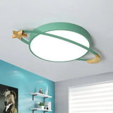 Slaapkamer witte planeten kinderplafondlamp