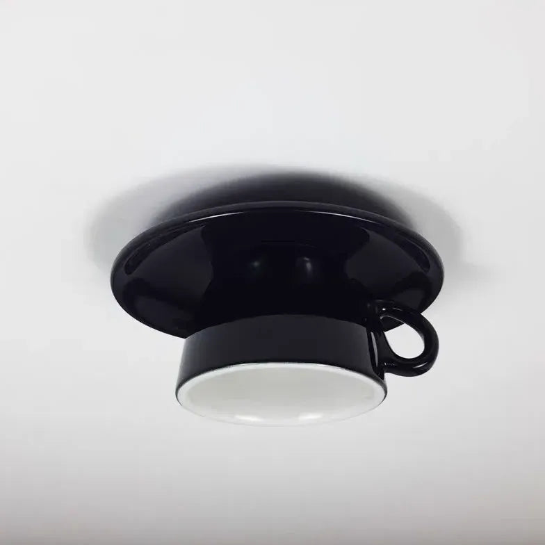 Slaapkamer blauwe koffiecup plafondlamp