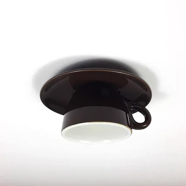 Slaapkamer blauwe koffiecup plafondlamp