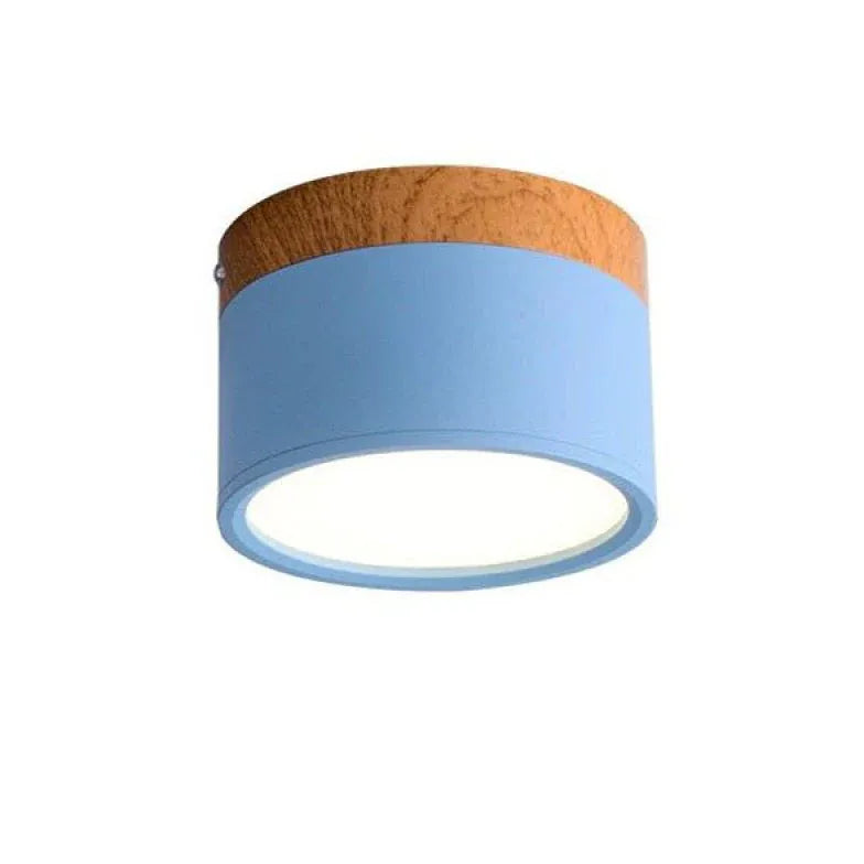 Plafond licht modern geel cilindervormig