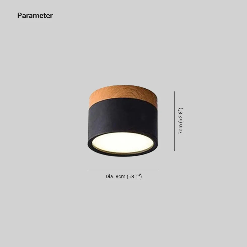 Plafond licht modern geel cilindervormig